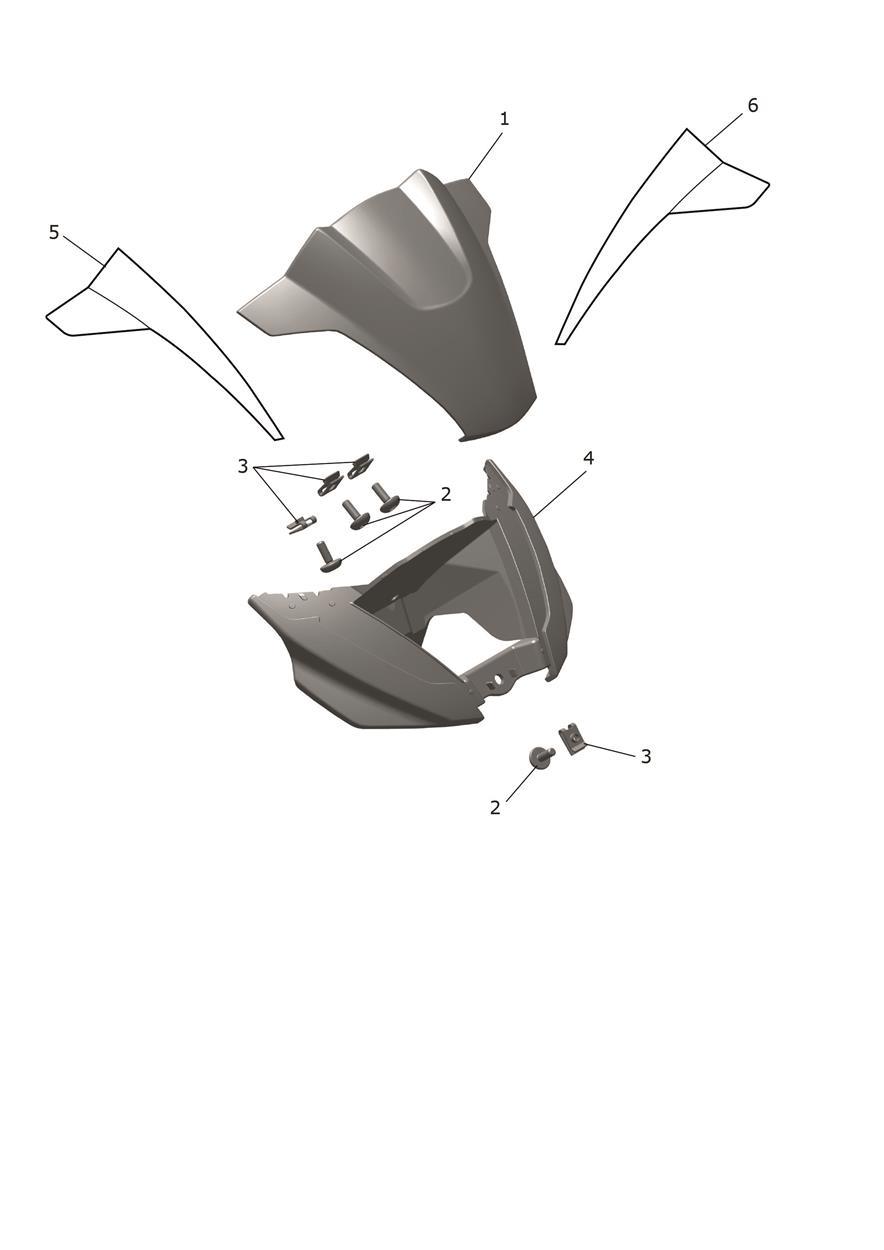 Flyscreen exploded diagram
