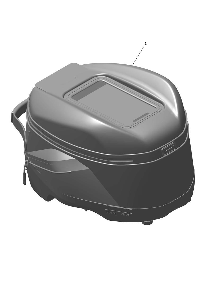 QR Tank Bag Kit exploded diagram