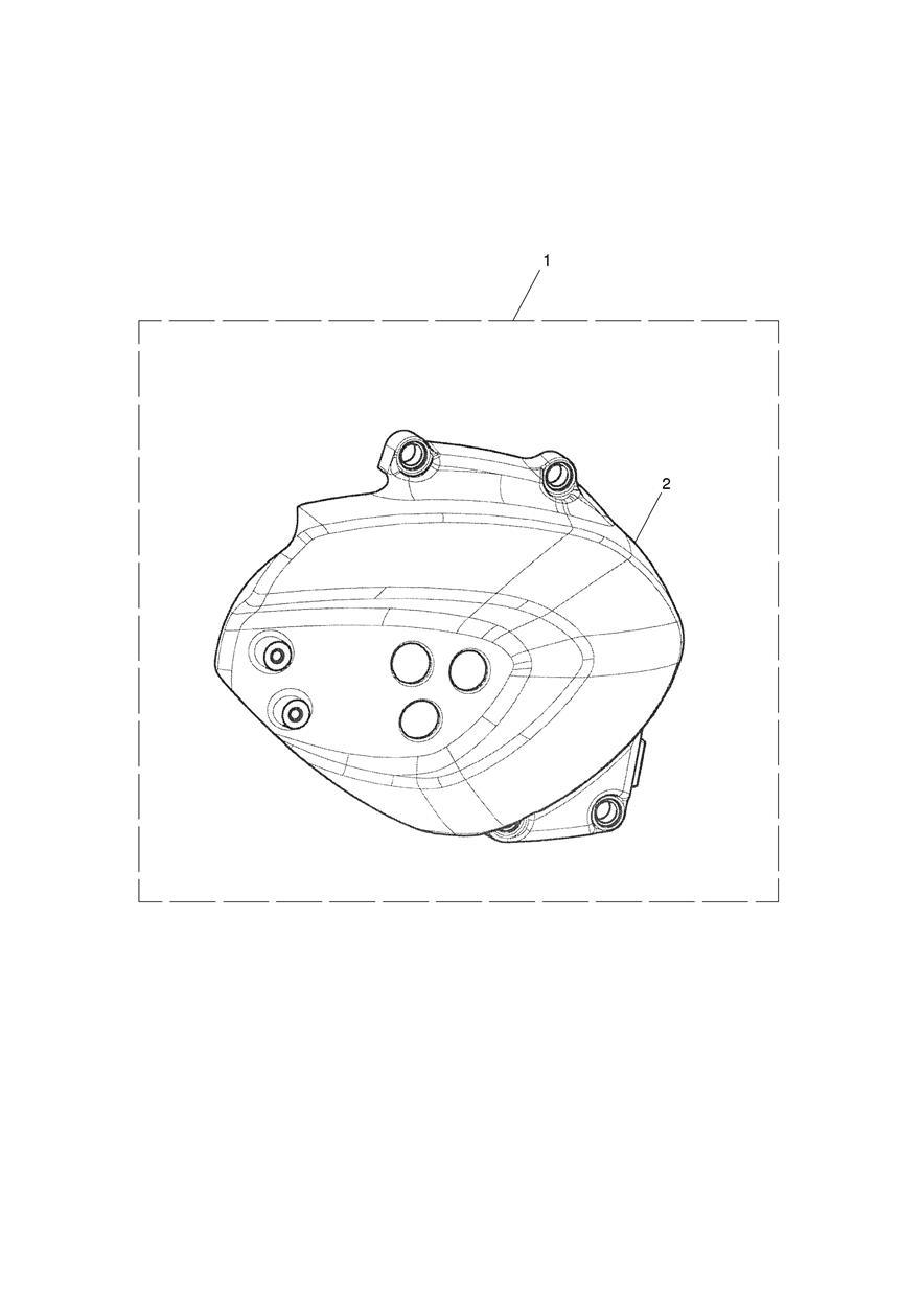 Sprocket Cover, Chrome exploded diagram