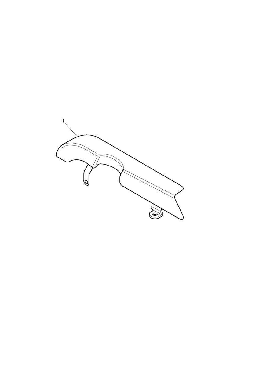 Chain Guard Kit, Chrome exploded diagram