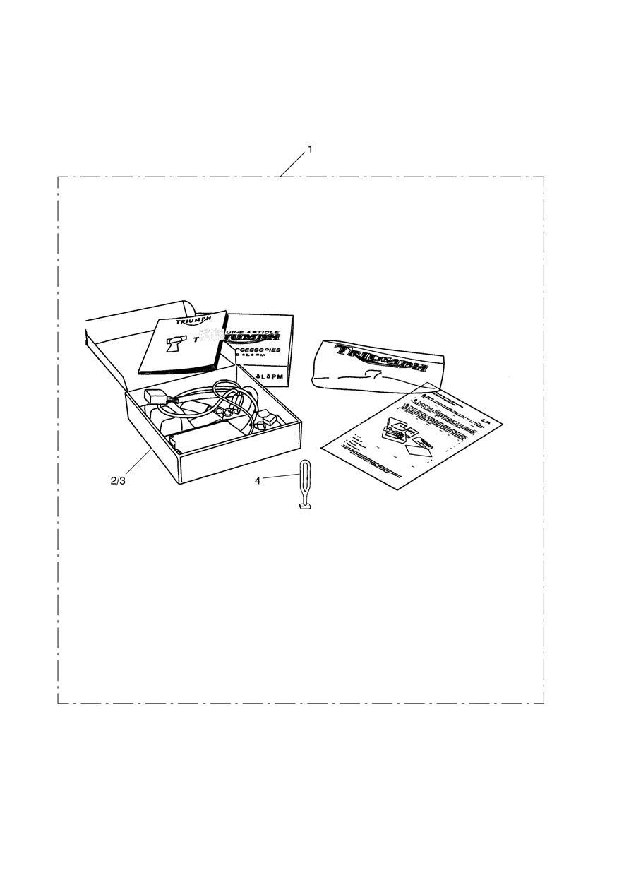 Alarm Kit, S4, SRA Approved exploded diagram