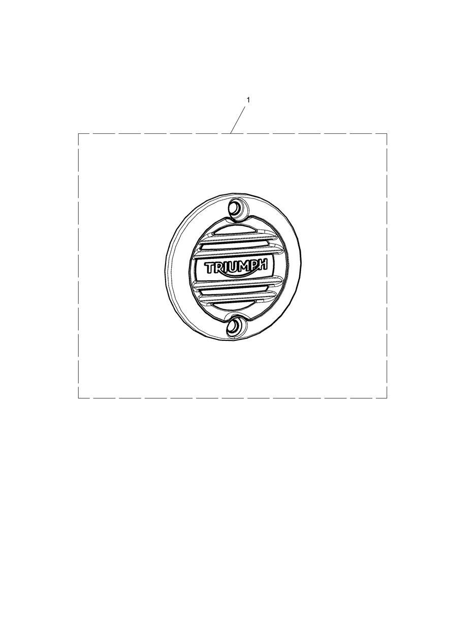 ACG Badge, Ribbed, Brushed exploded diagram