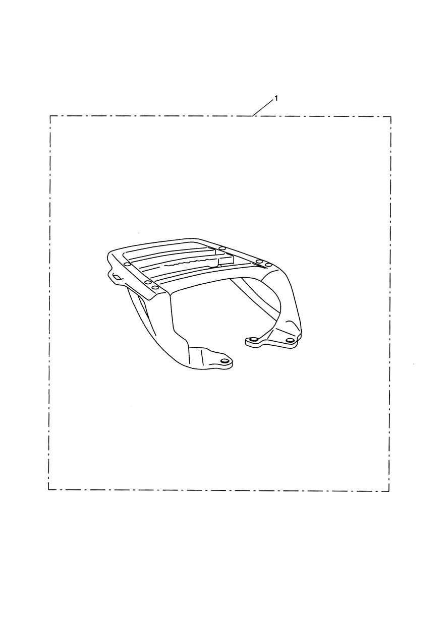Top Rack Kit, Black exploded diagram
