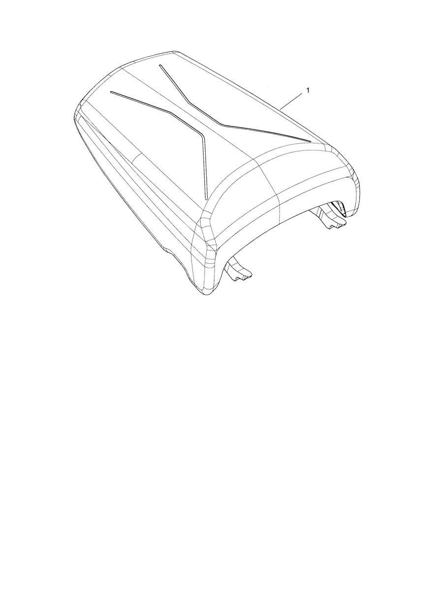 Seat, Pillion, Comfort exploded diagram