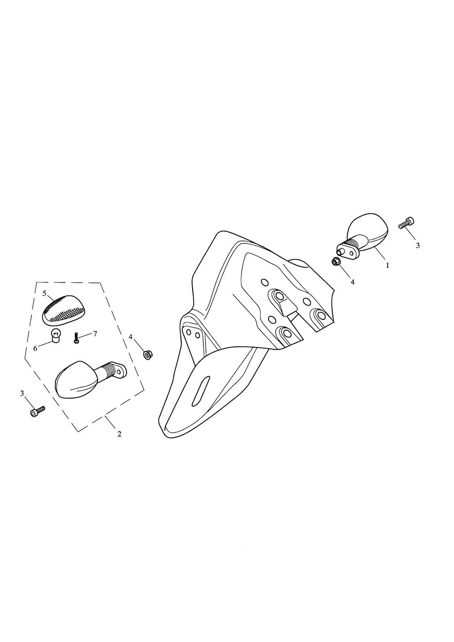 Indicators exploded diagram