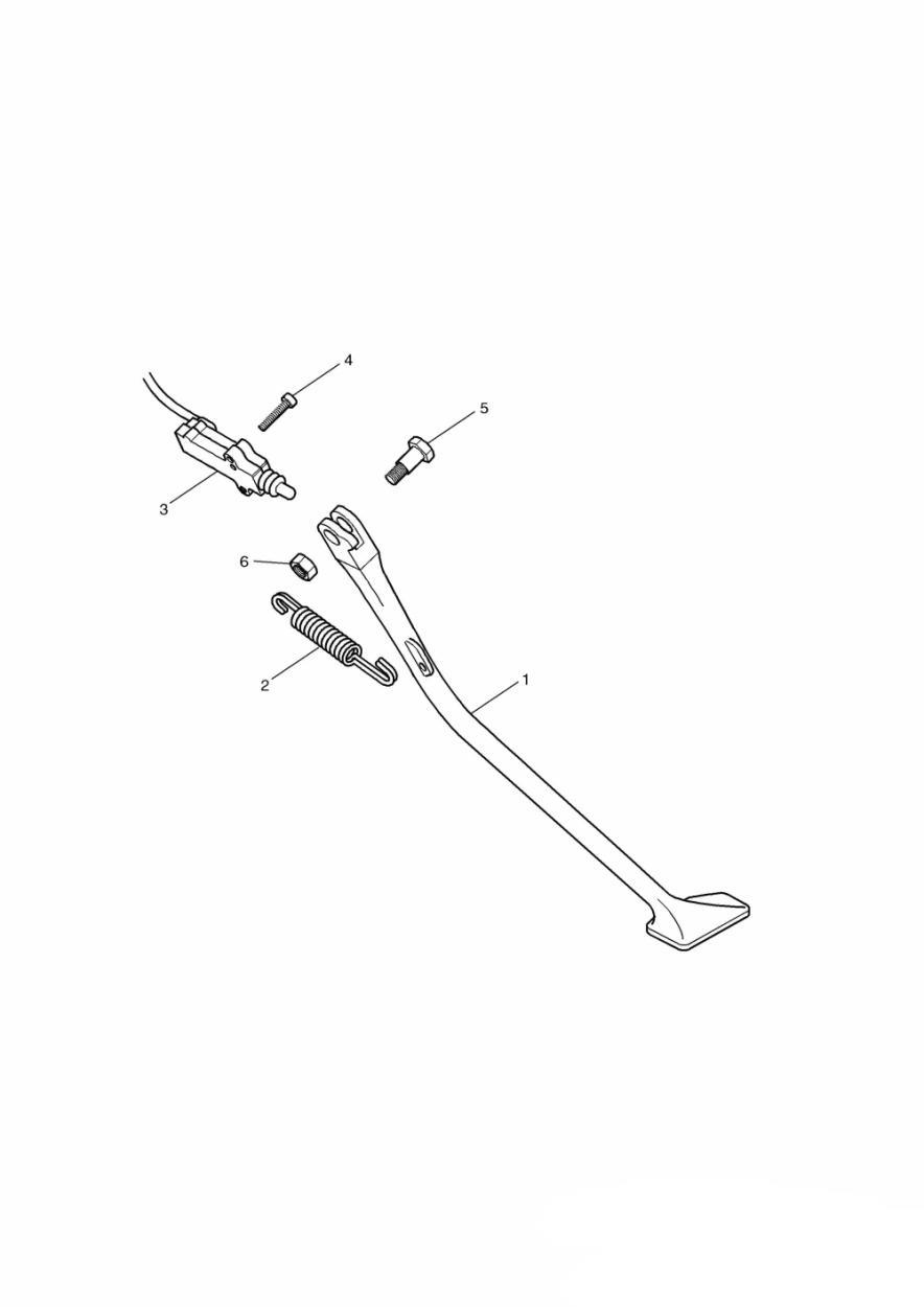 Side Stand exploded diagram
