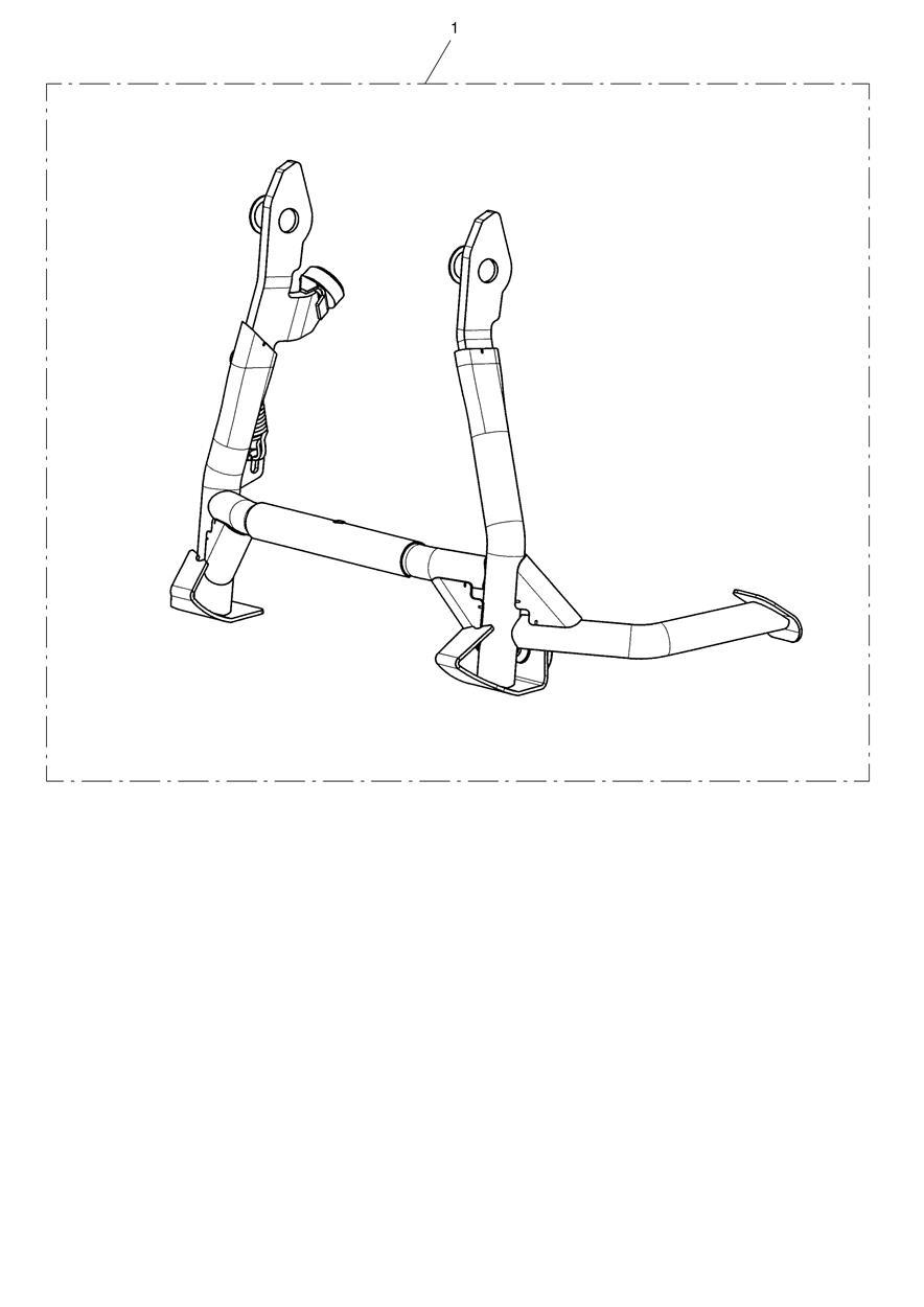 Centre Stand Kit exploded diagram