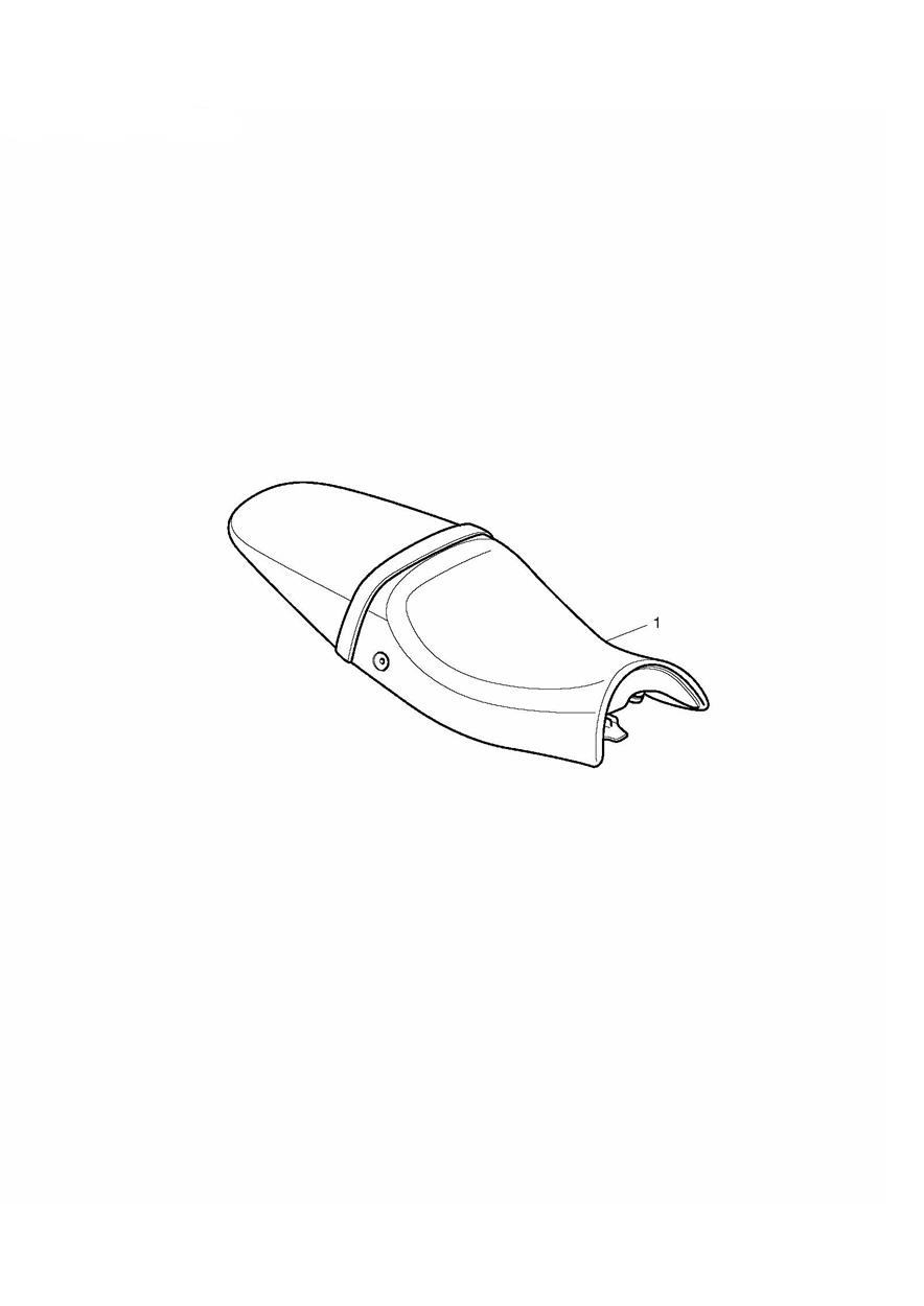 Gel Seat, Twin exploded diagram