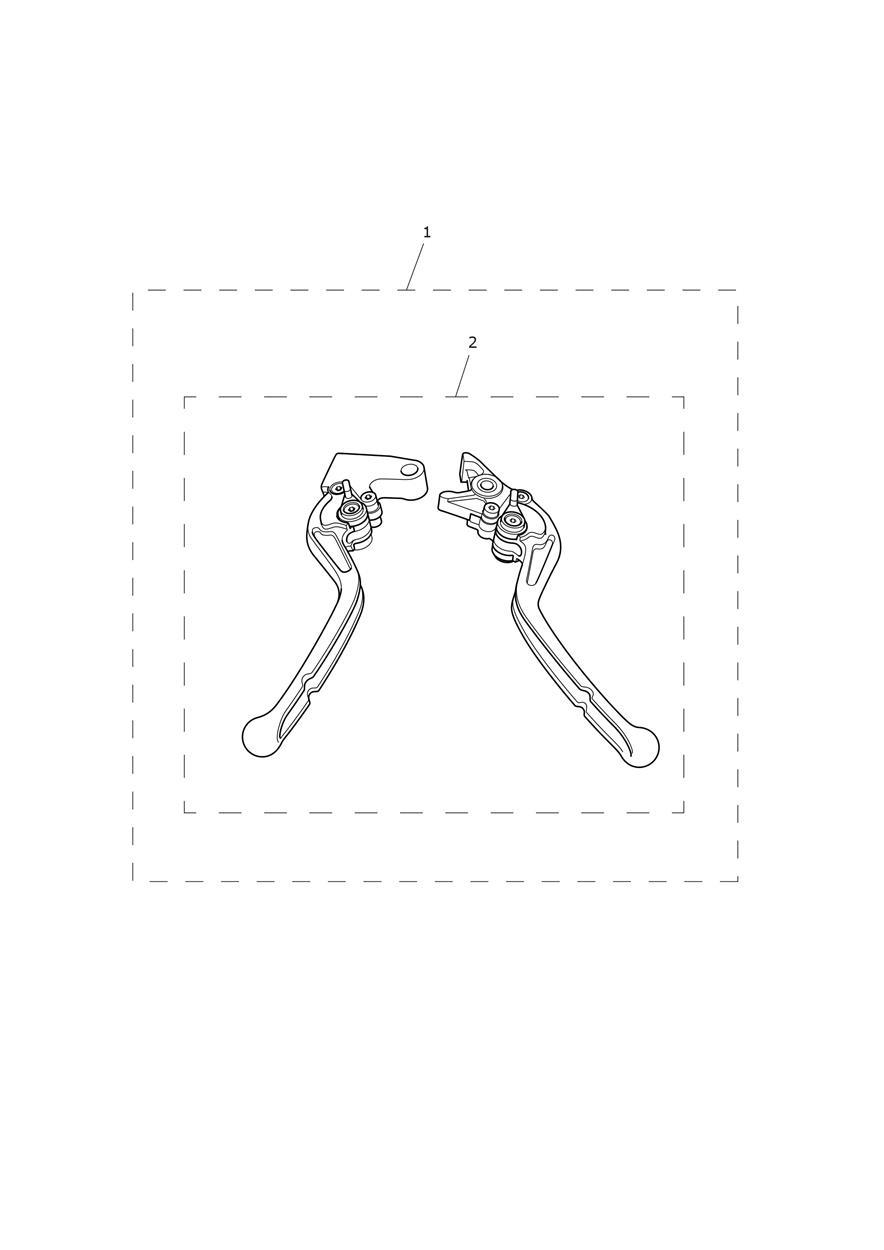 BUNDLE - Lever Kit, Adj, Standard, Short - All Except US, CA, BR & IN exploded diagram