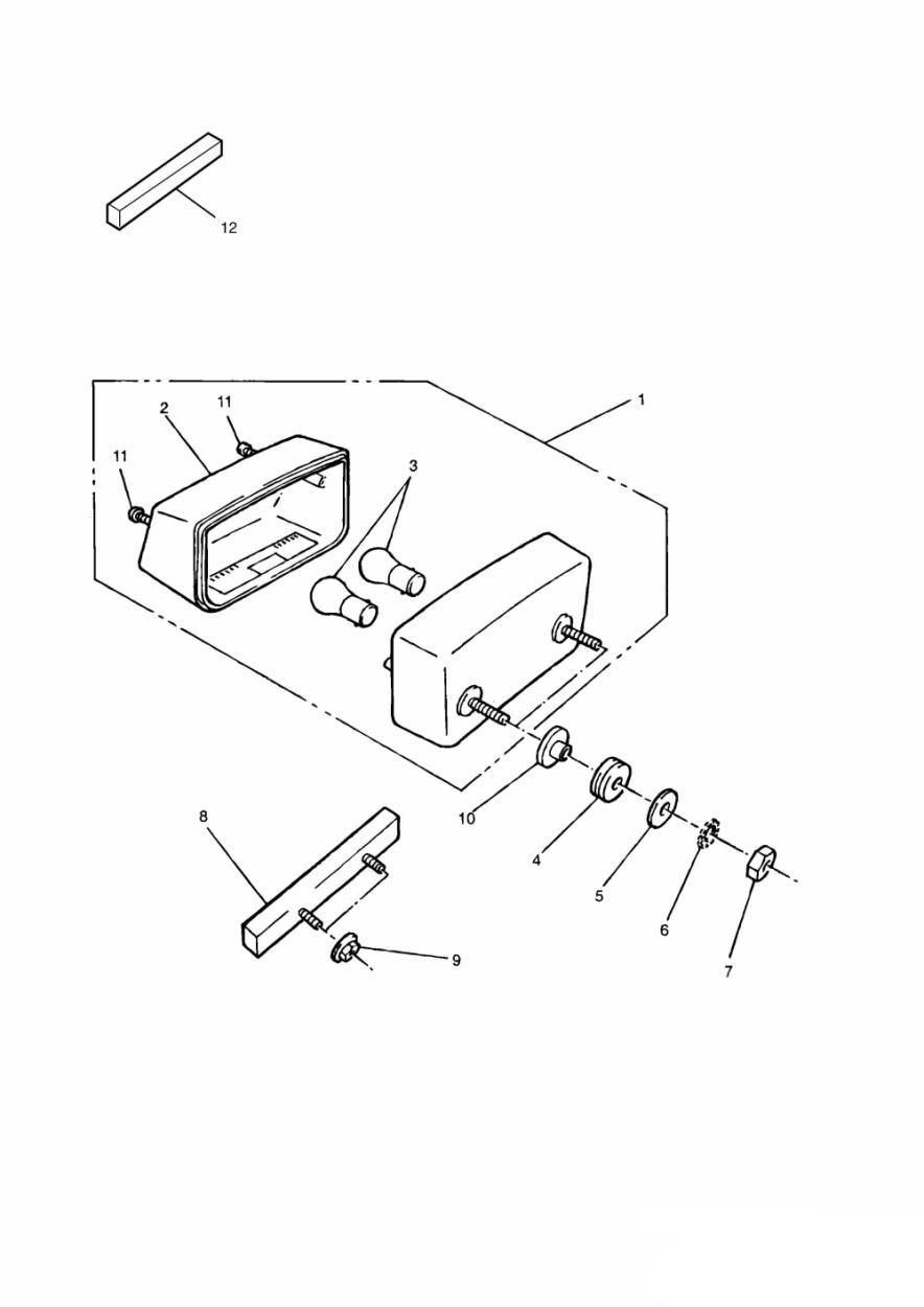 Rear Lamp exploded diagram