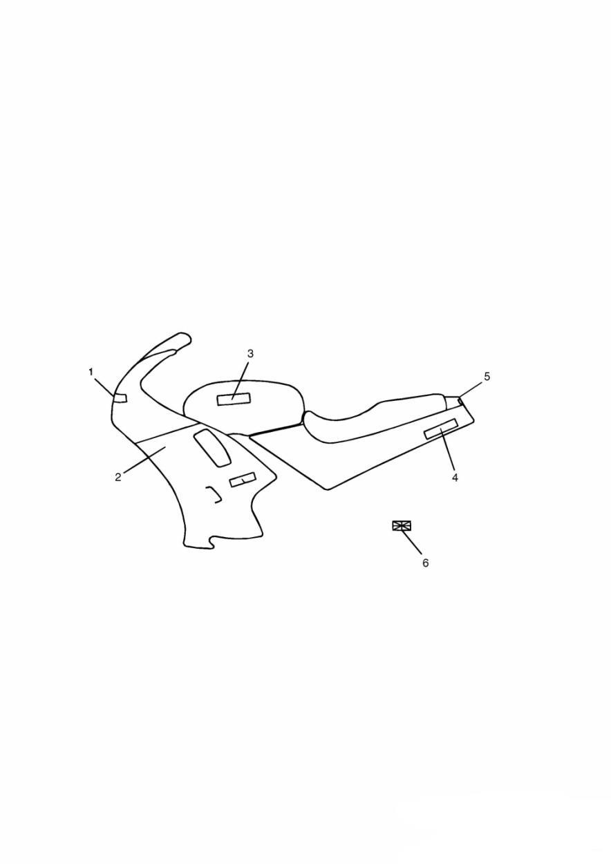 Bodywork Oxford Blue exploded diagram