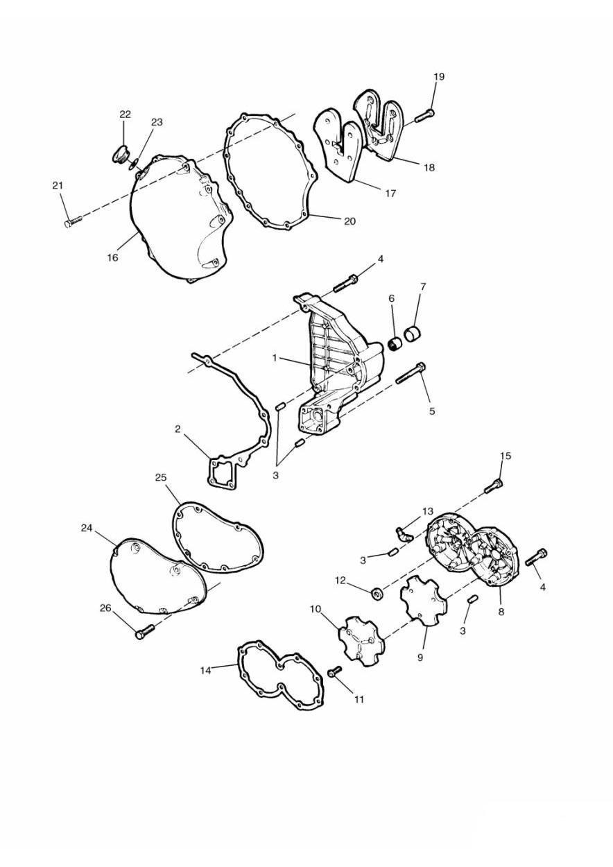Engine Covers exploded diagram