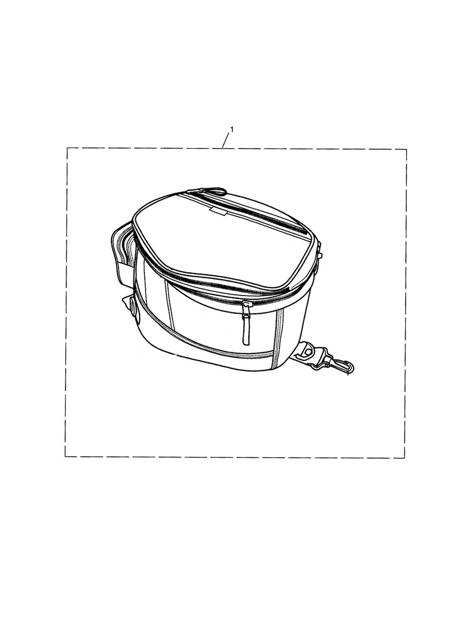 Magnetic Tank Bag Kit, 10-16L exploded diagram