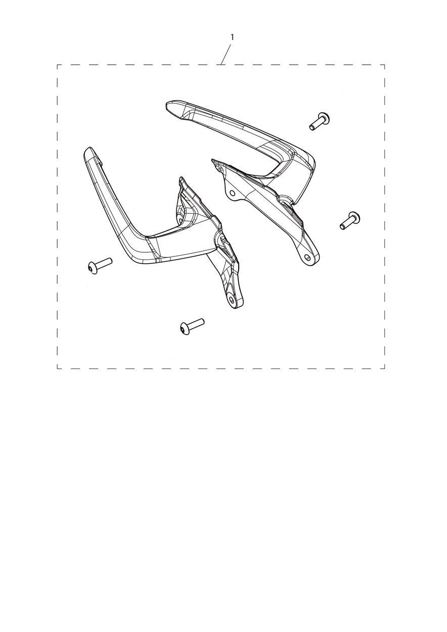 Grab Handles Kit exploded diagram