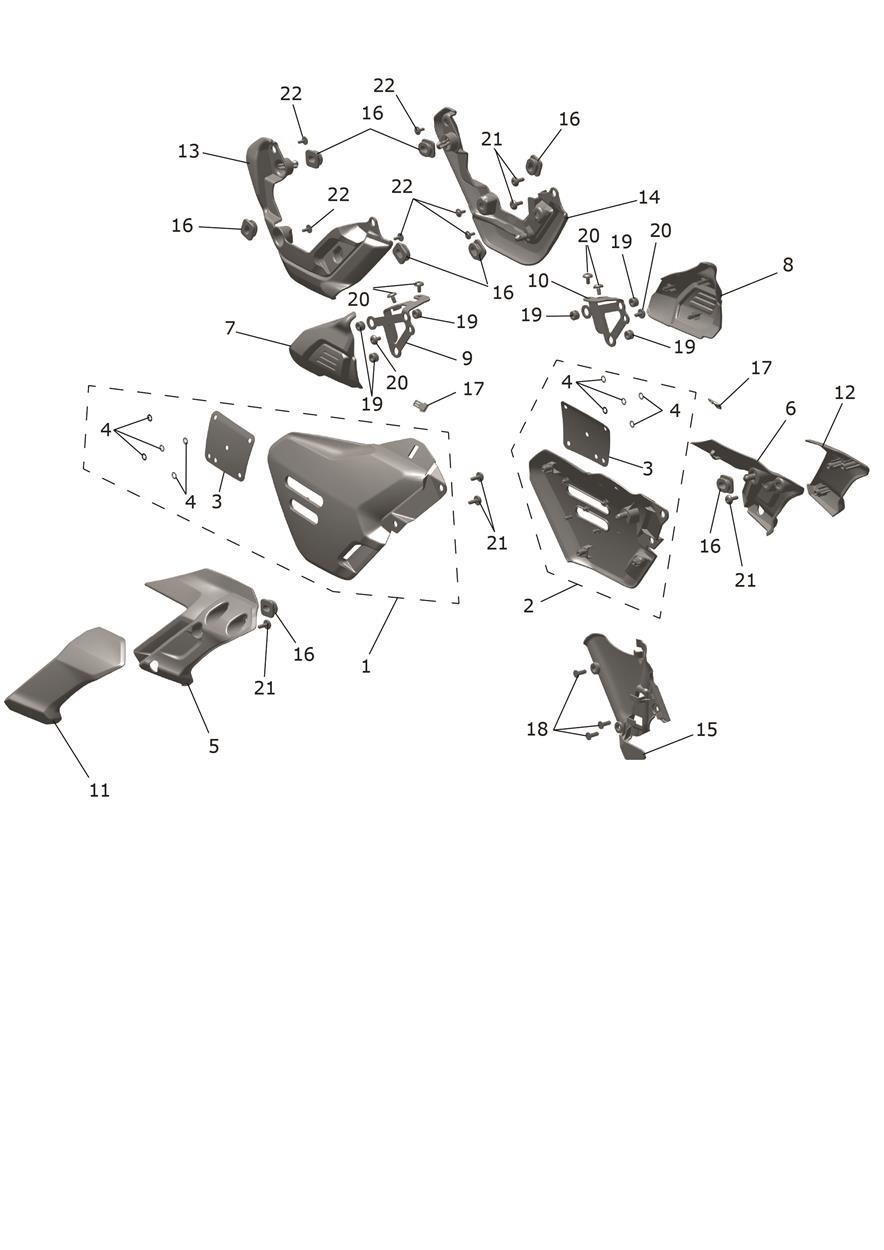 Side Panels exploded diagram