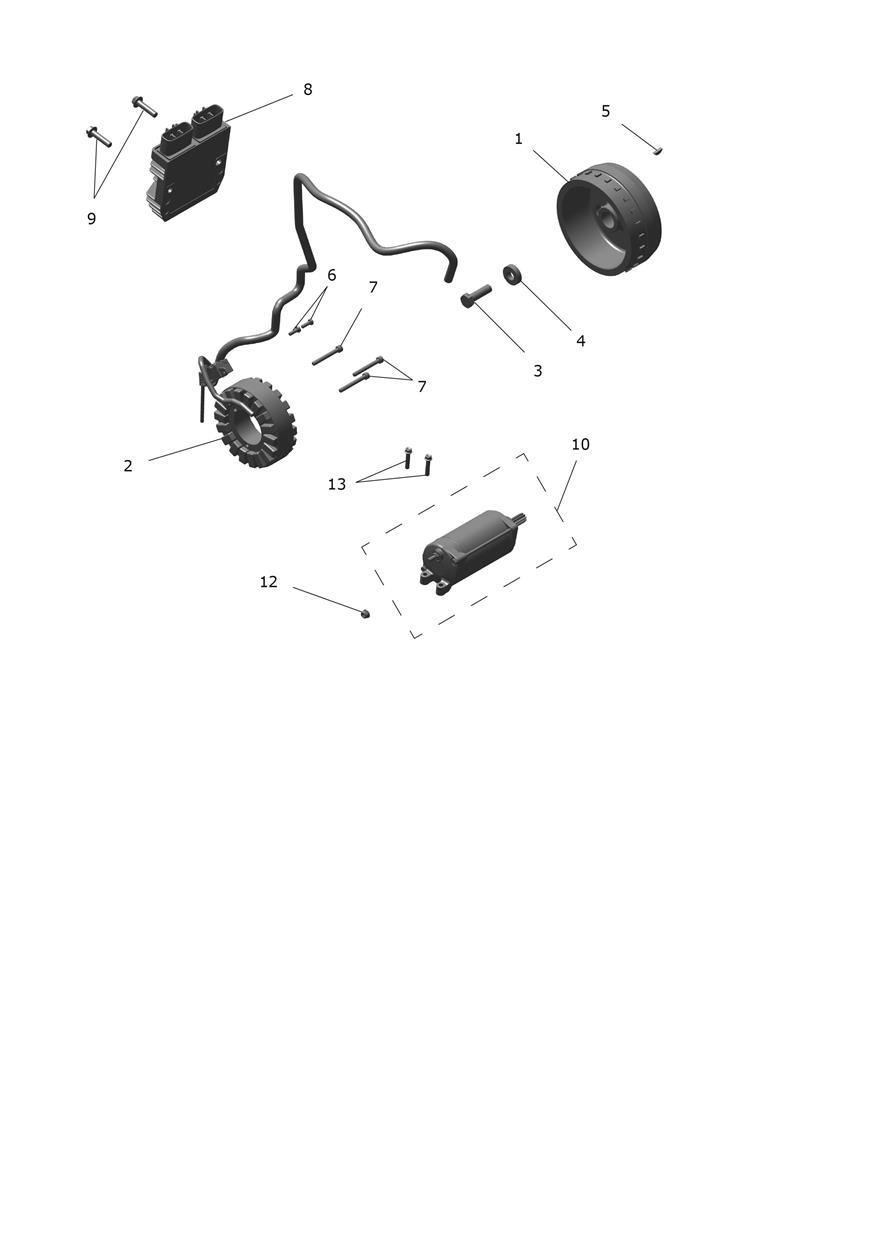 Alternator & Starter Motor exploded diagram