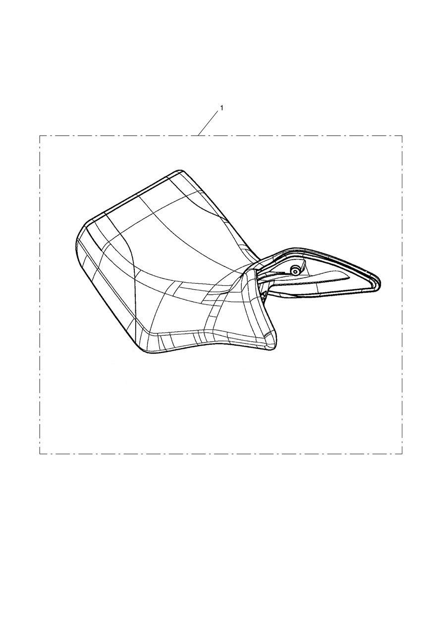 Seat, Comfort, Rider exploded diagram