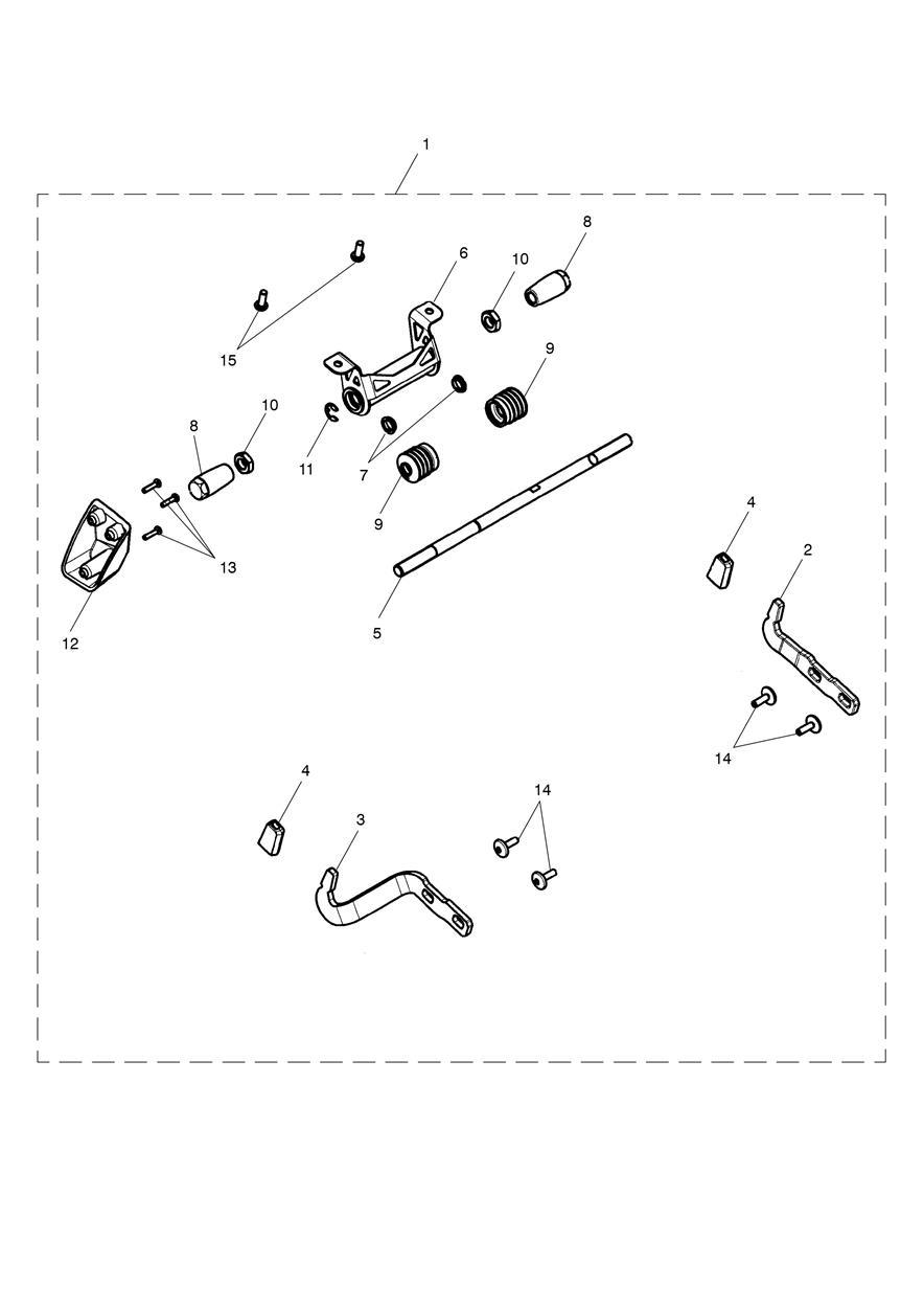 Mounting Kit, Pannier exploded diagram