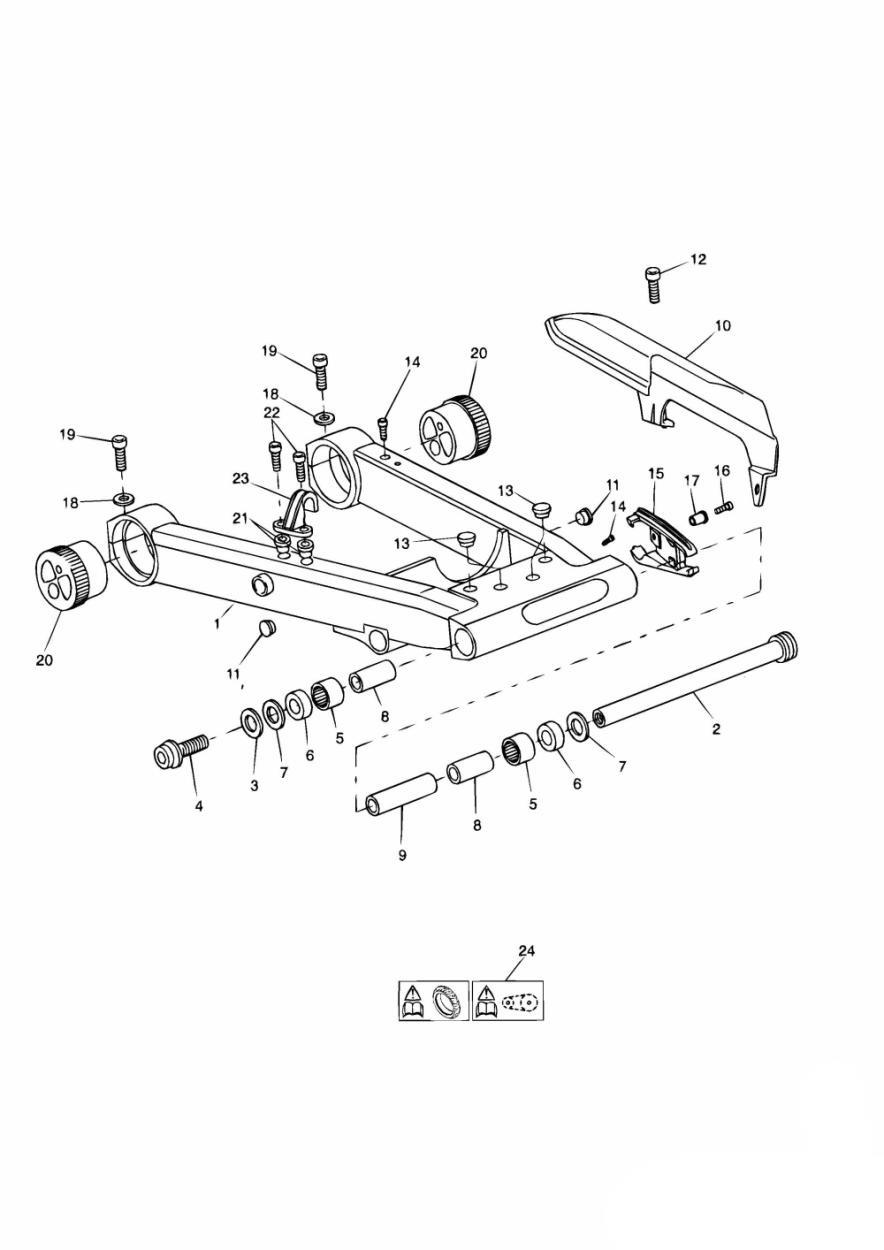 Swinging Arm exploded diagram