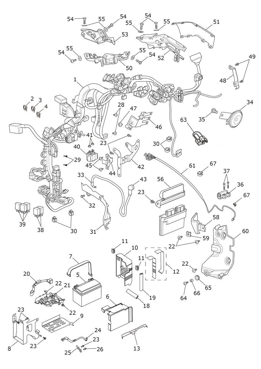 Electrical Equipment exploded diagram