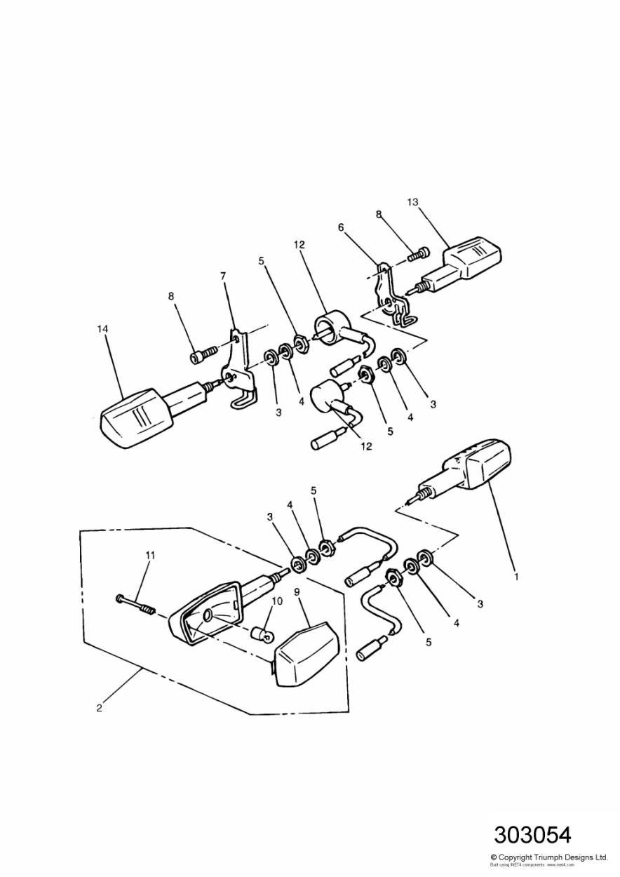 Indicators - Sprint & Sprint Sport exploded diagram