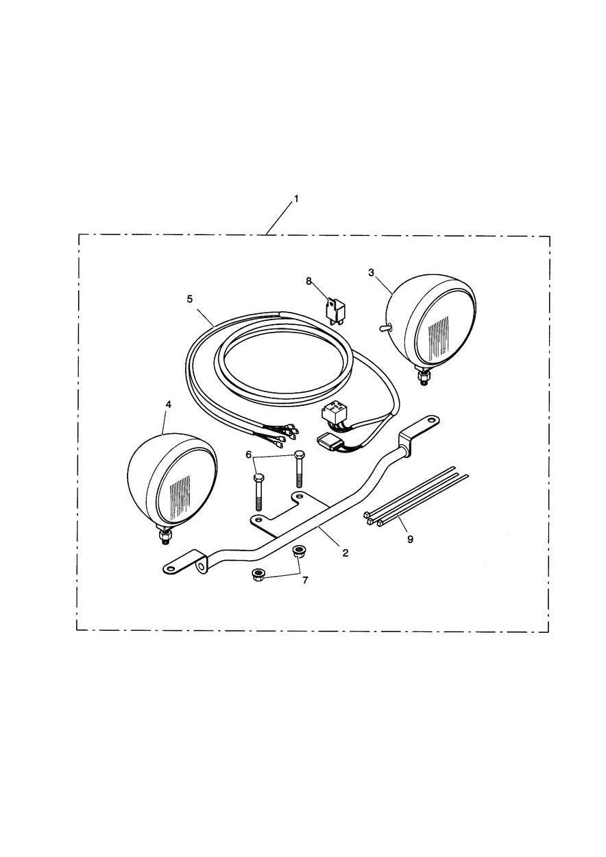 Light Bar kit exploded diagram