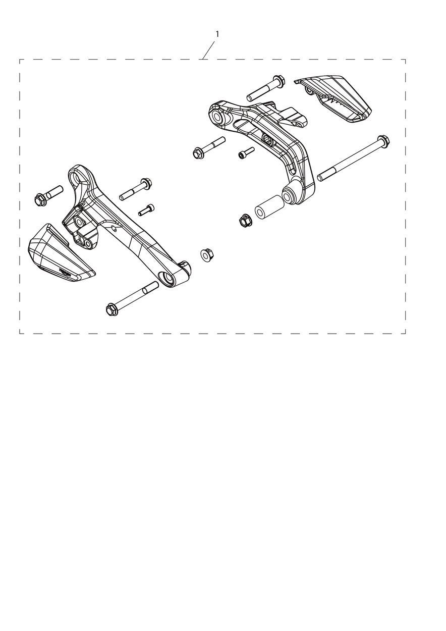 Frame Protector Kit exploded diagram
