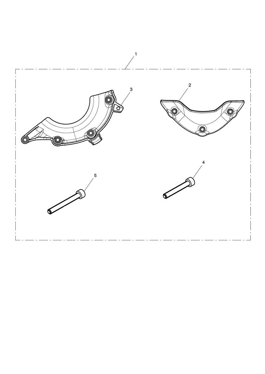 Engine Protector Kit exploded diagram