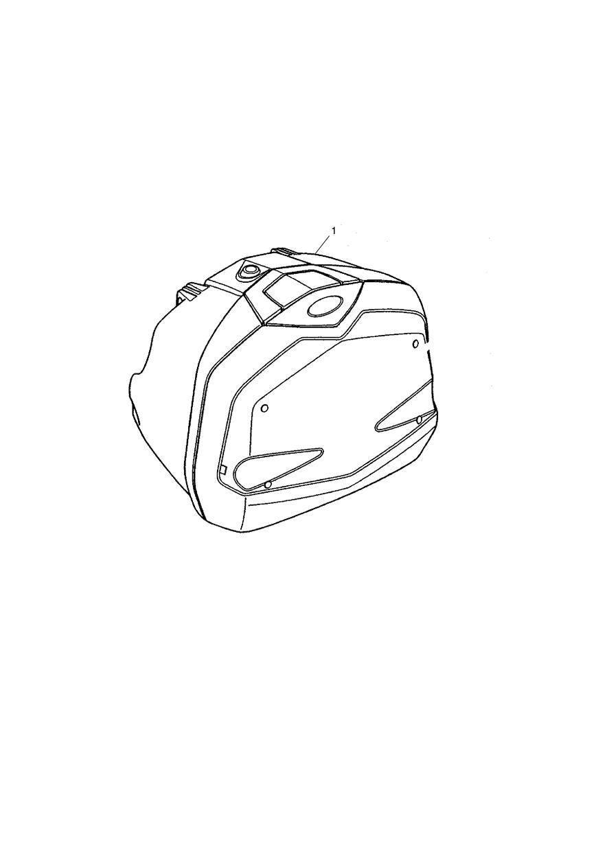 Pannier Assy RH, US, CA, SG exploded diagram