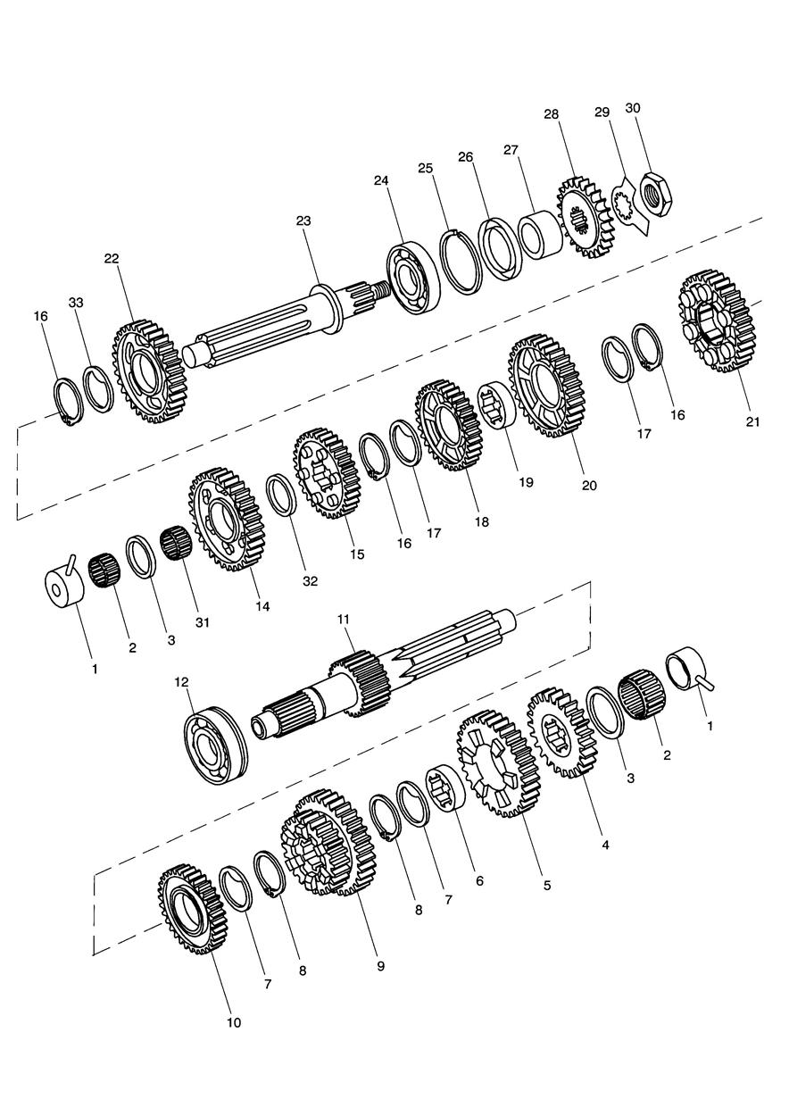 Transmission exploded diagram