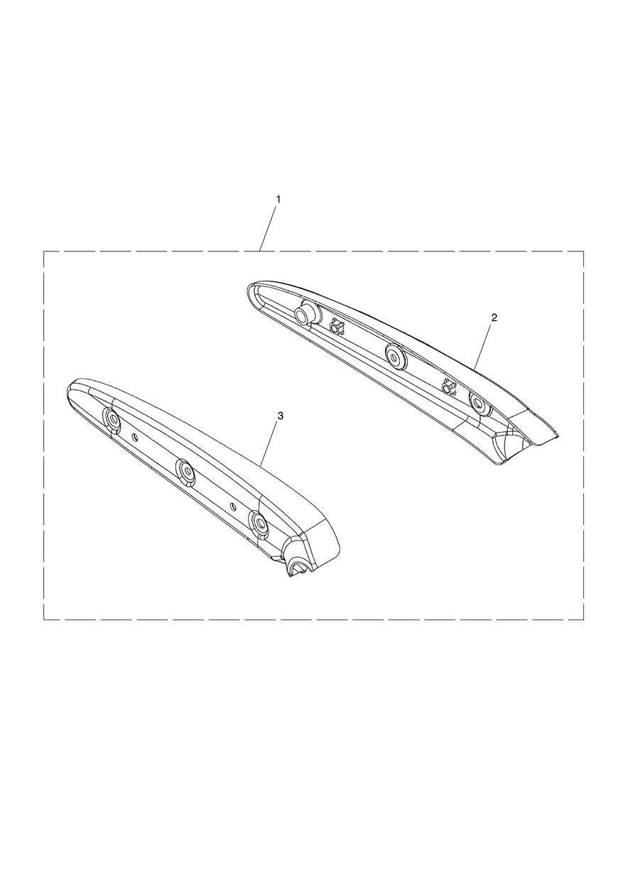 Mudguard Support Kit exploded diagram