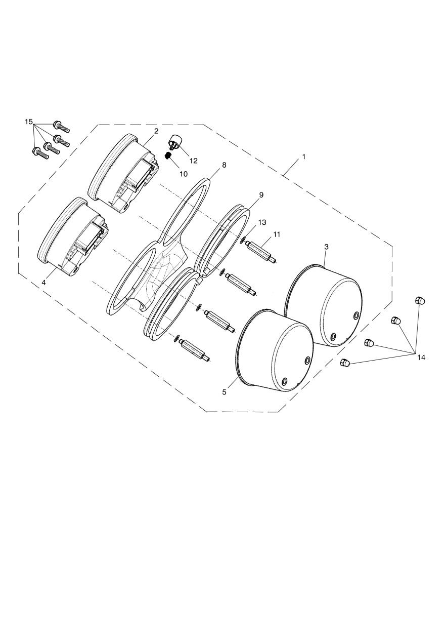 Instruments Bonneville T100 exploded diagram