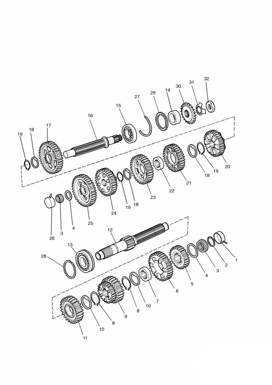Transmission exploded diagram