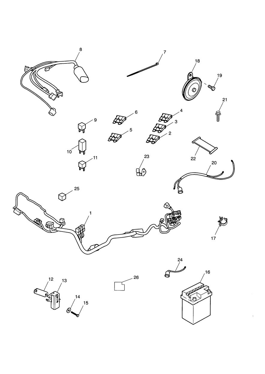 Electrical Equipment exploded diagram