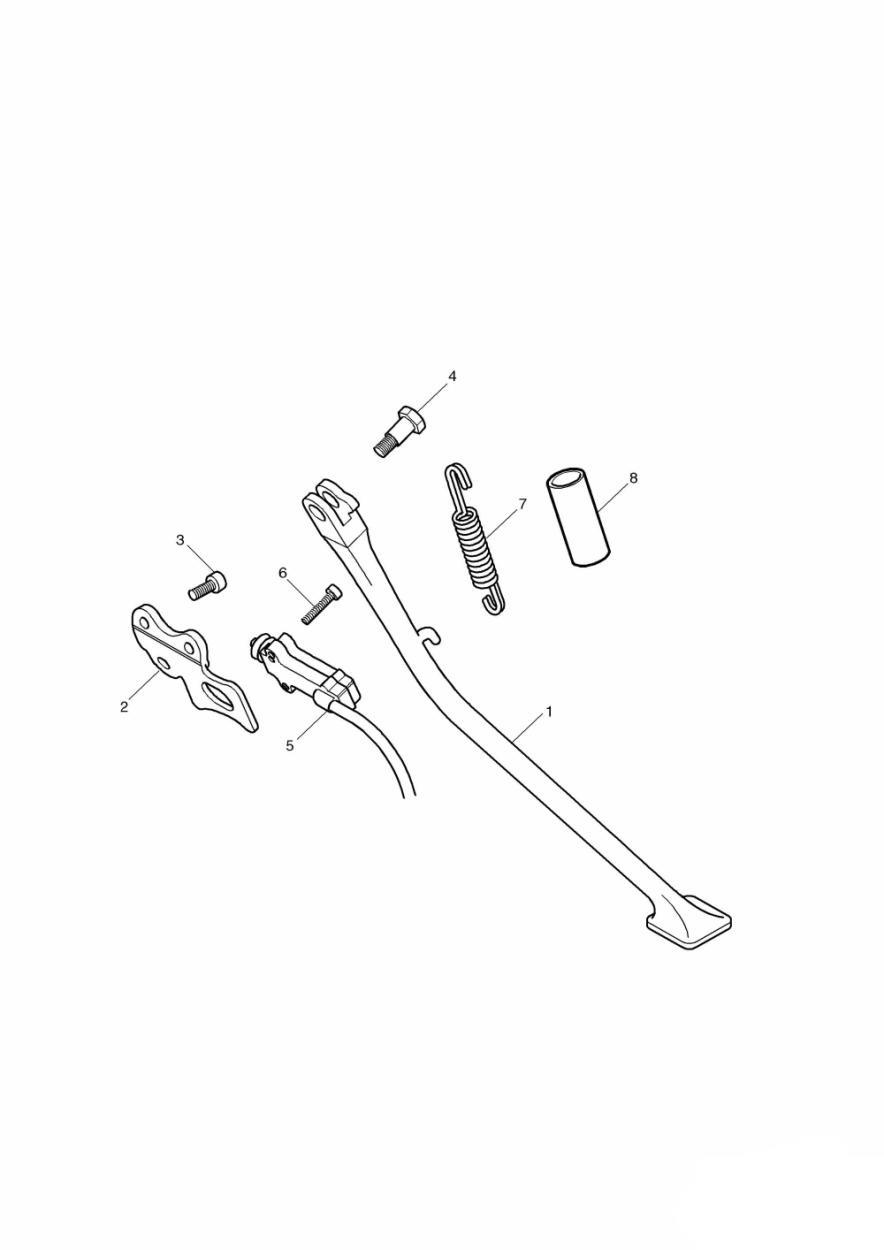 Side Stand exploded diagram