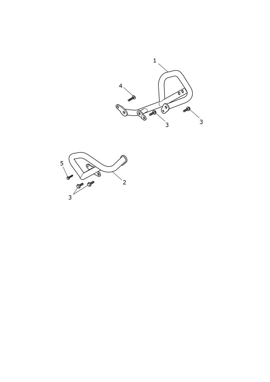 Protection Bars exploded diagram