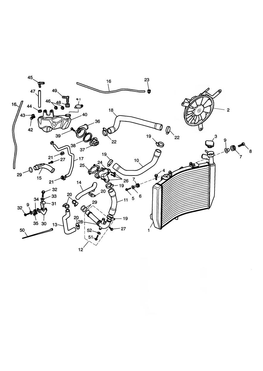 Cooling System exploded diagram