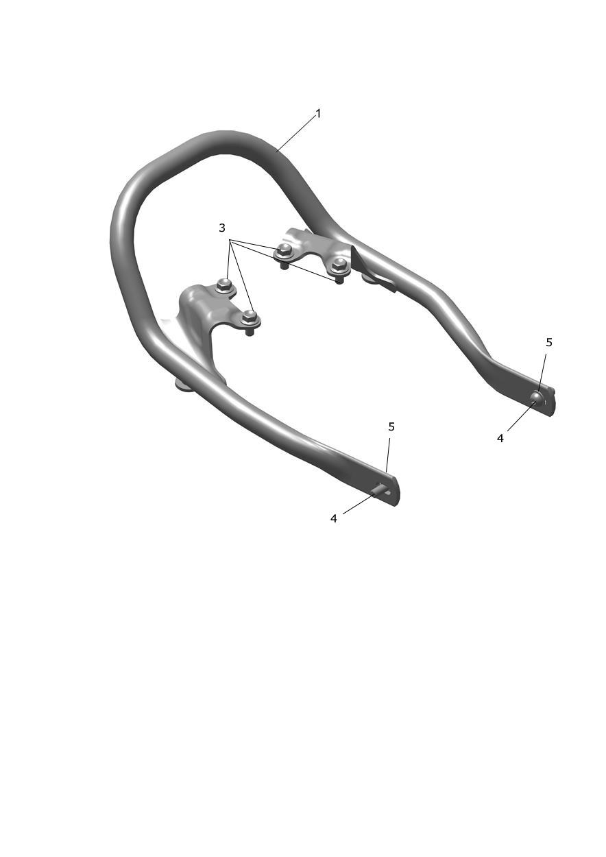 Grab Rail Kit, Black exploded diagram