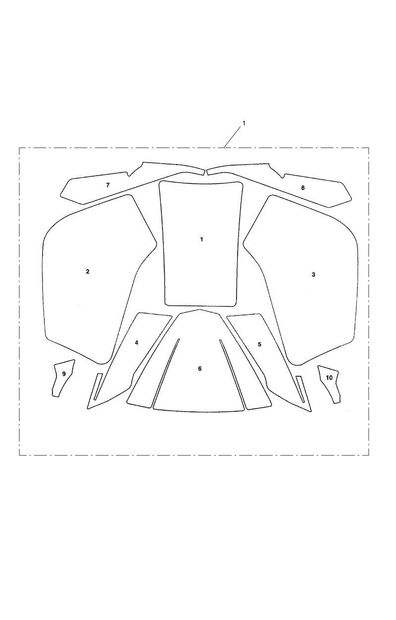 Paint Protection Kit exploded diagram