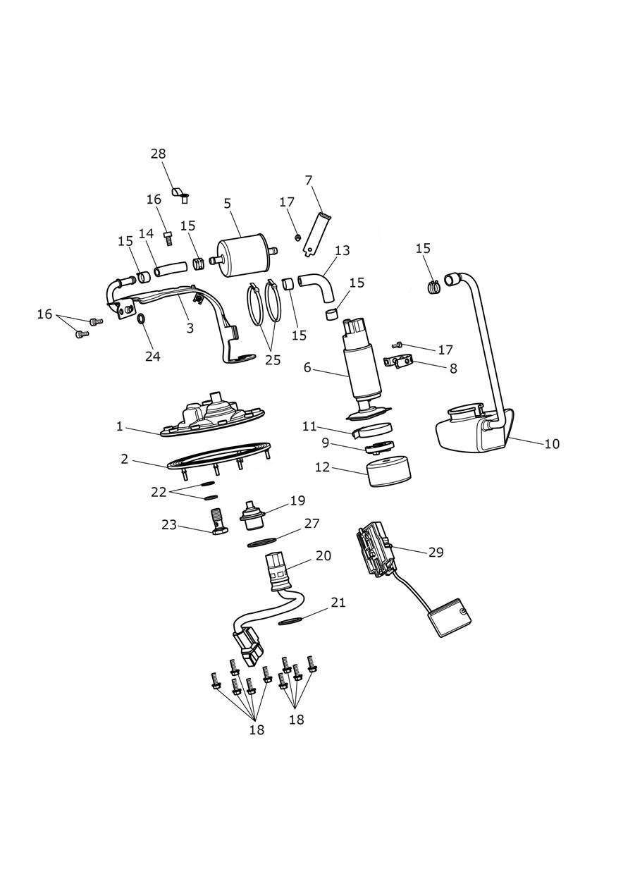 Fuel Pump exploded diagram