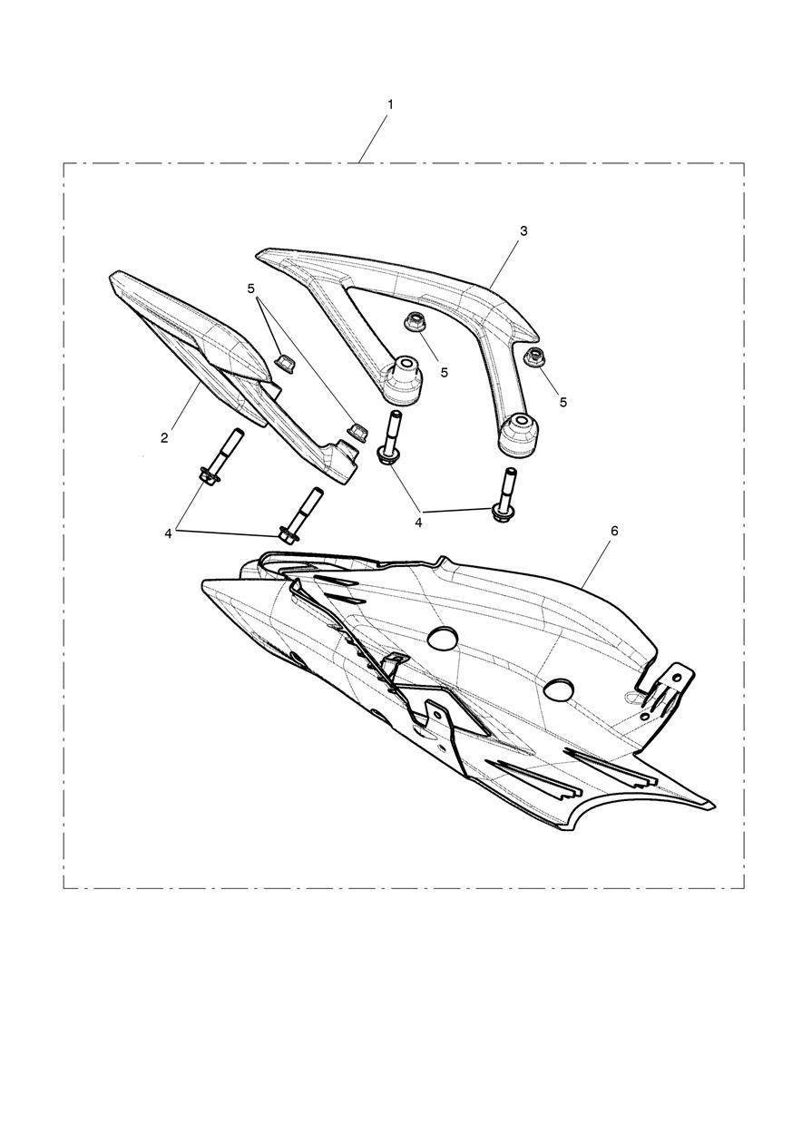 Grab Rails Kit exploded diagram