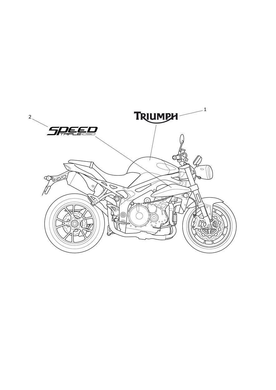 Decals exploded diagram