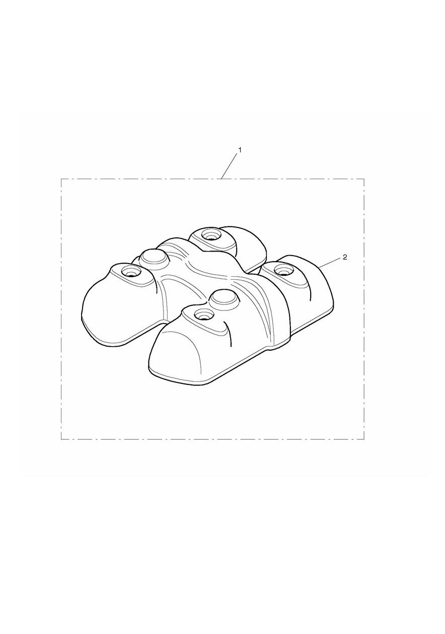 Cam Cover Kit, Coloured exploded diagram