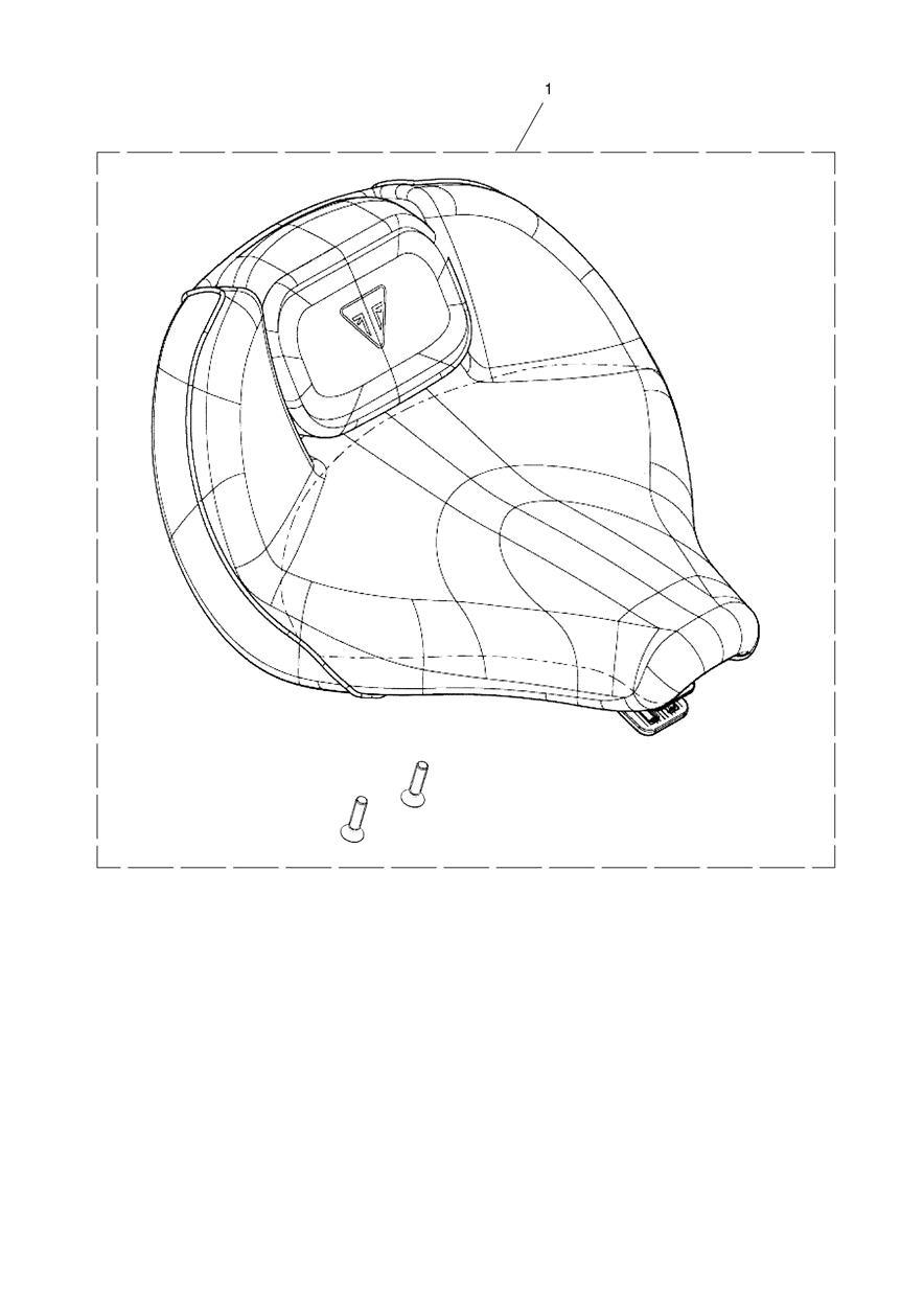 Seat, Rider, Comfort, Acc exploded diagram