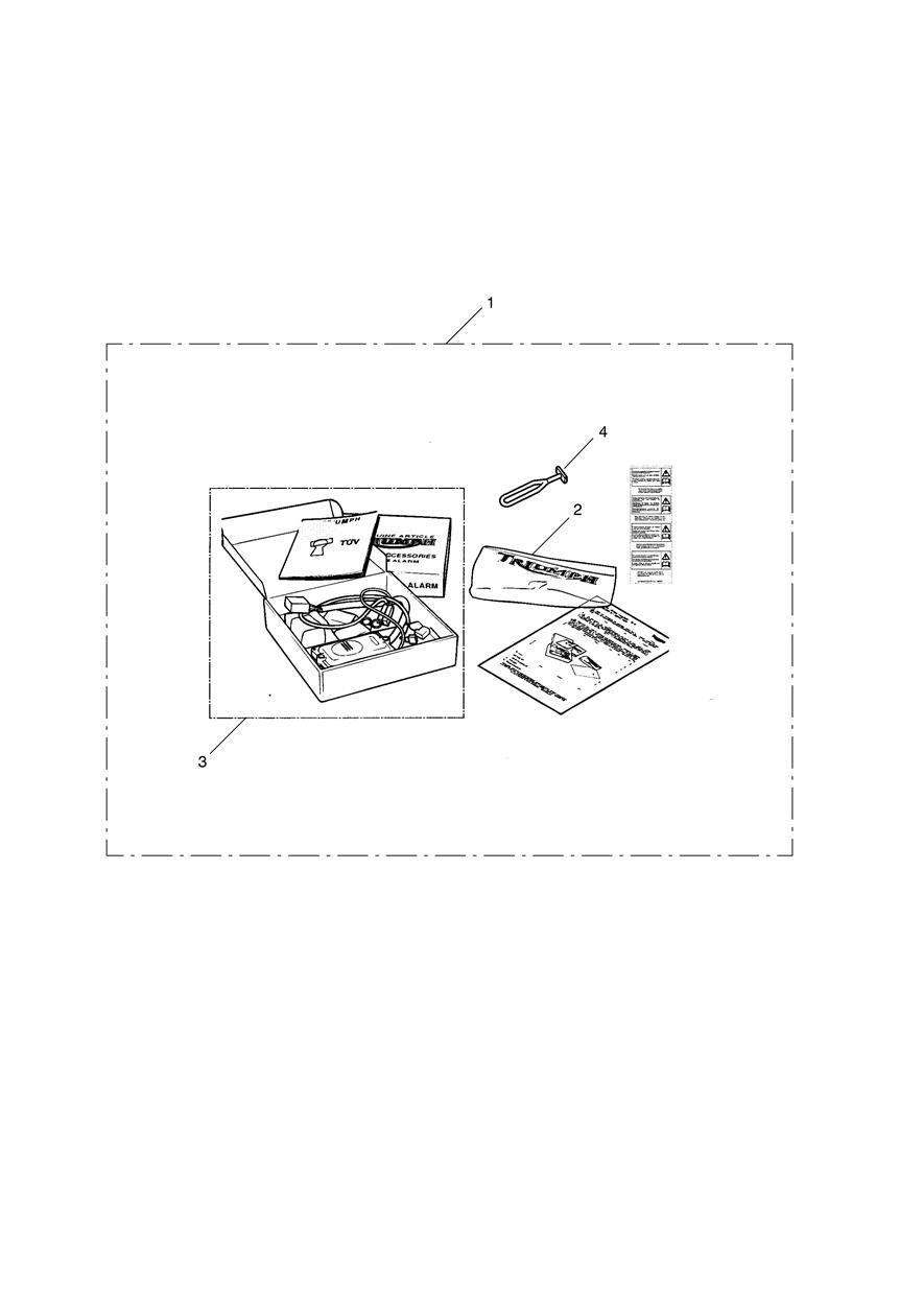 Alarm Kit, S4, SRA Approved exploded diagram