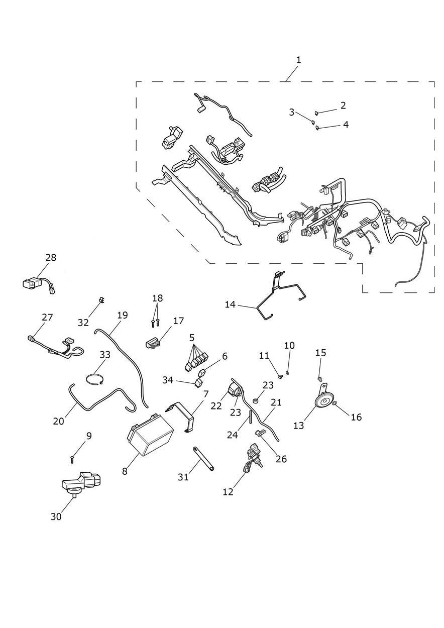 Electrical Equipment exploded diagram