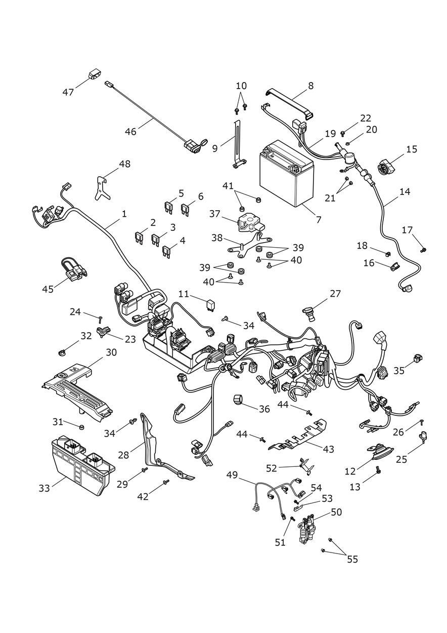 Electrical Equipment exploded diagram