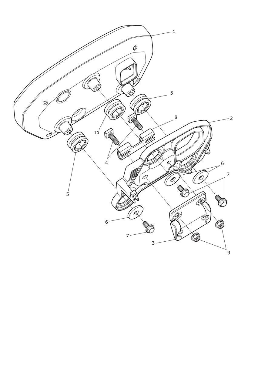 Instruments exploded diagram
