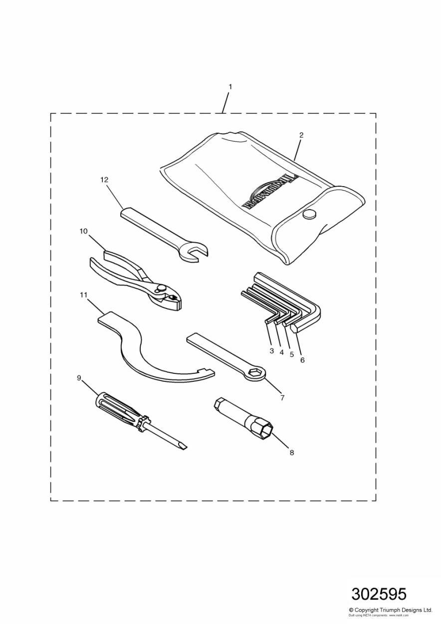 Tool Kit exploded diagram