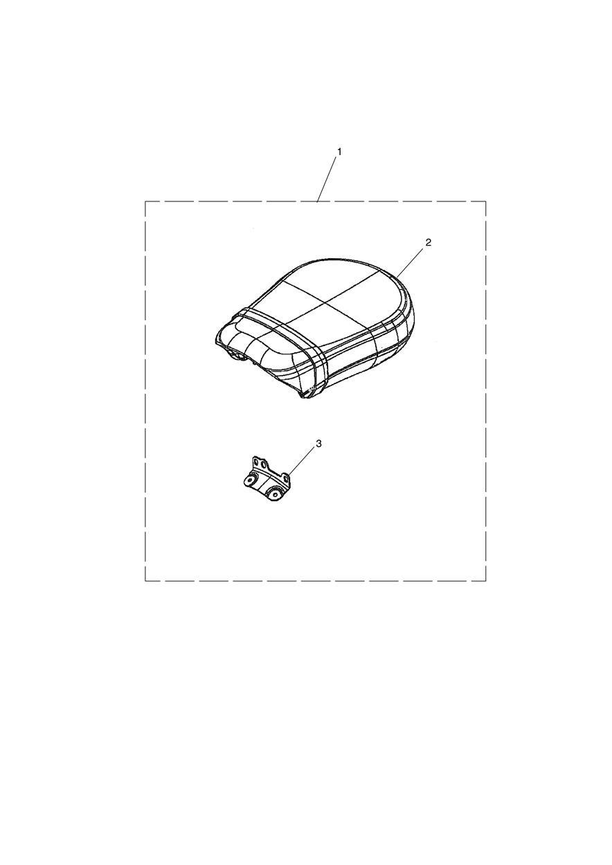 Pillion Seat Kit exploded diagram